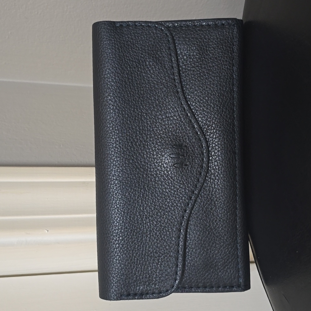 NEW Portland Leather Goods Large Bozeman Wallet/Black - Picture 2 of 12